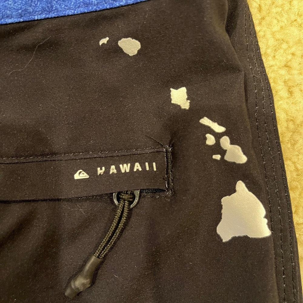 Men’s Quiksilver board shorts. Blue. Size 28. Unlined. Never worn. - Picture 3 of 5